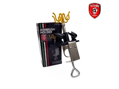 Airbrush Holder For 4 Airbrushes With Clamp - image 1