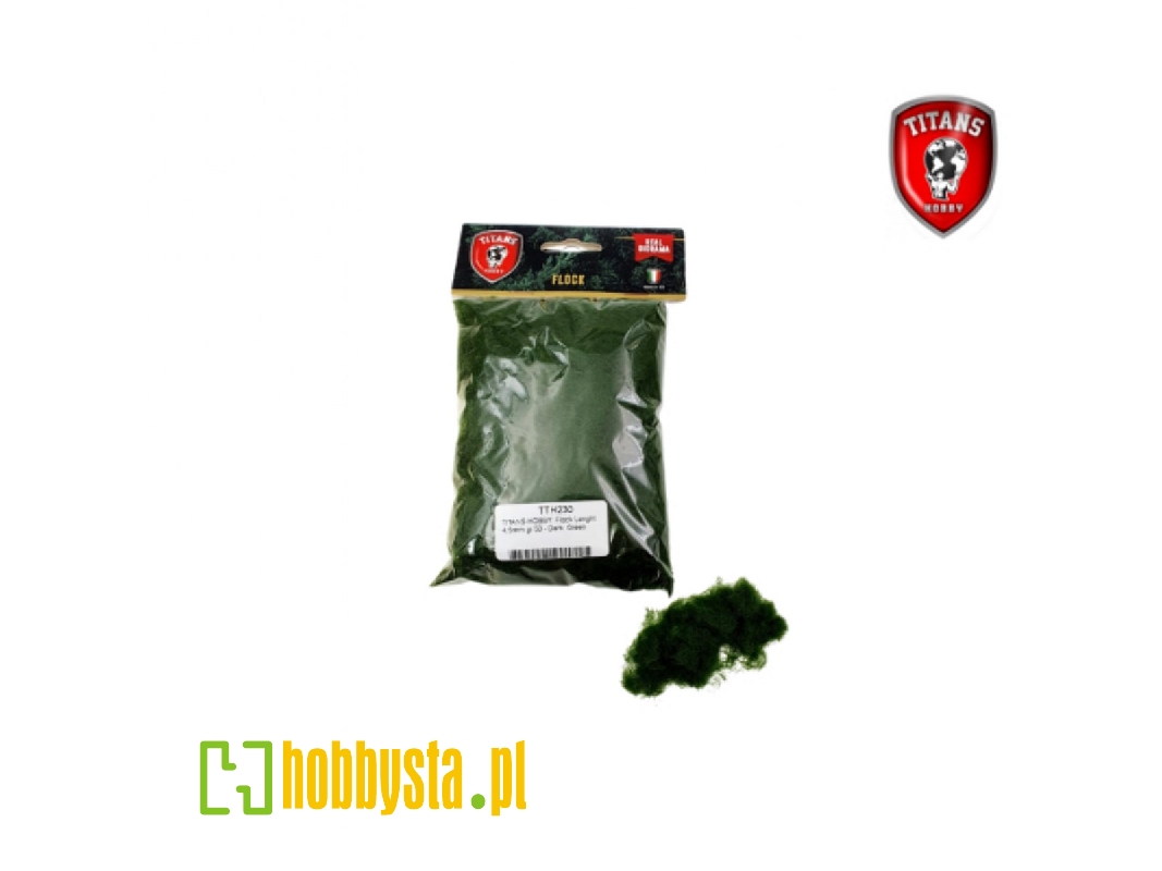 Flock Dark Green 4,5 Mm - image 1 Flock Dark Green 4,5 Mm - image 1