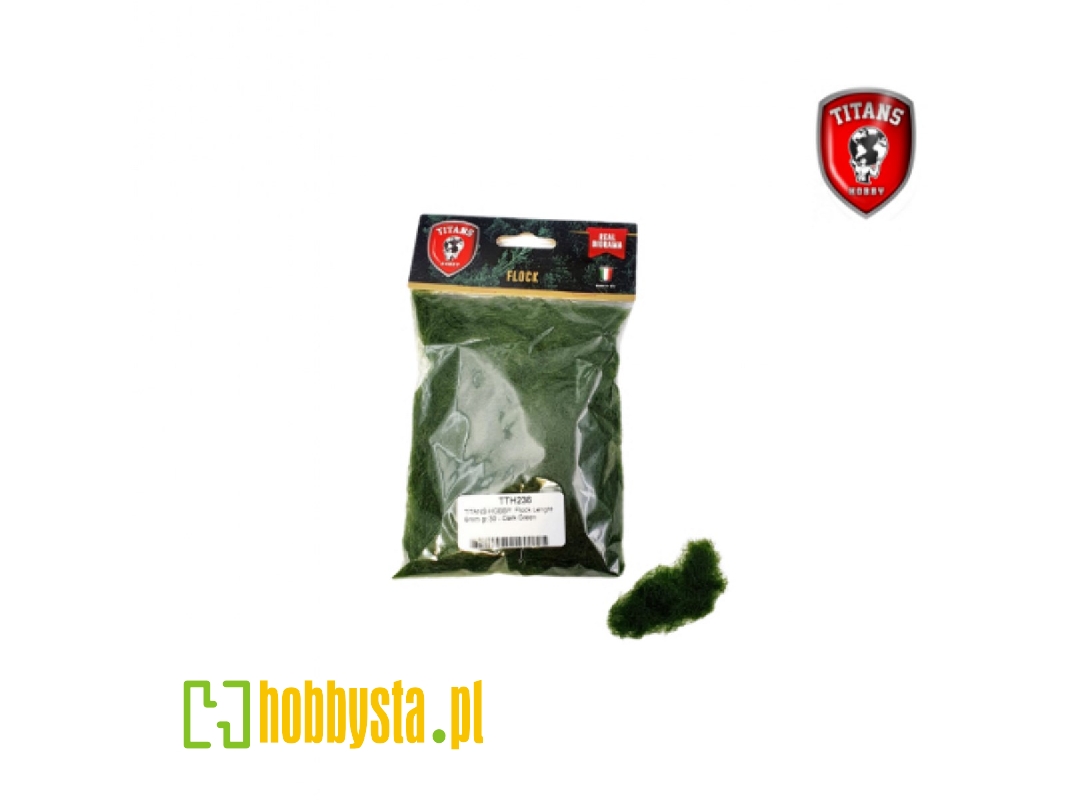Flock Dark Green 6 Mm - image 1 Flock Dark Green 6 Mm - image 1