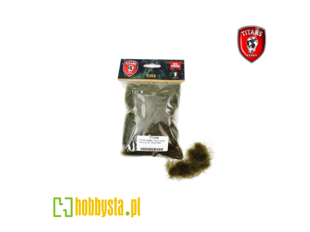Flock Olive Green 12 Mm - image 1