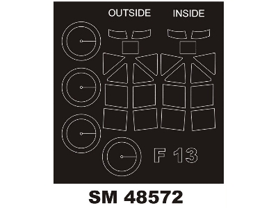 Junkers F-13 - Mini Paint Mask Set (For Miniart Kits) - image 1
