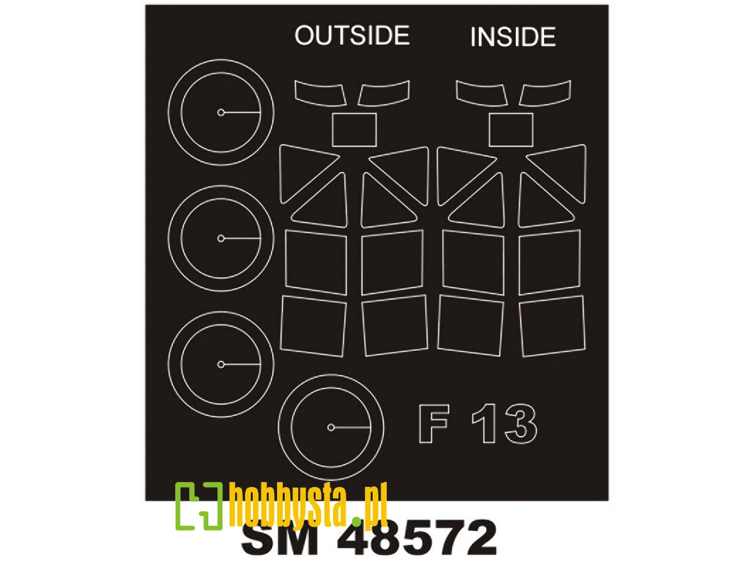 Junkers F-13 - Mini Paint Mask Set (For Miniart Kits) - image 1