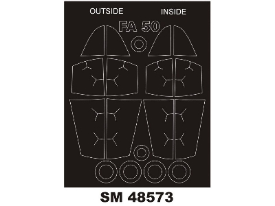 Kai Fa-50 - Mini Paint Mask Set (For Answer Kits) - image 1