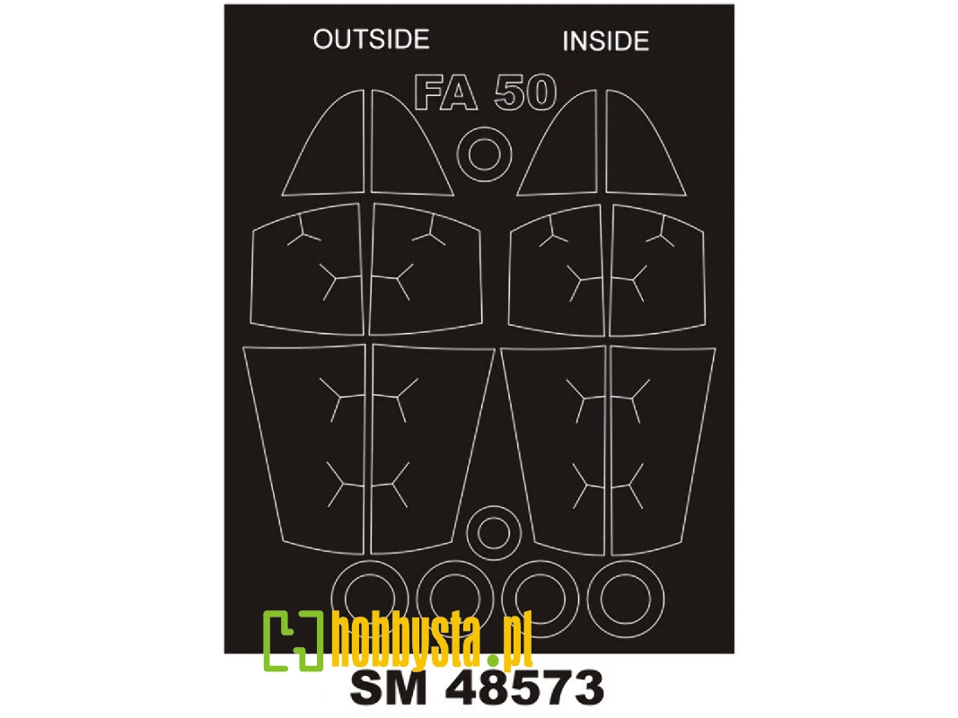 Kai Fa-50 - Mini Paint Mask Set (For Answer Kits) - image 1