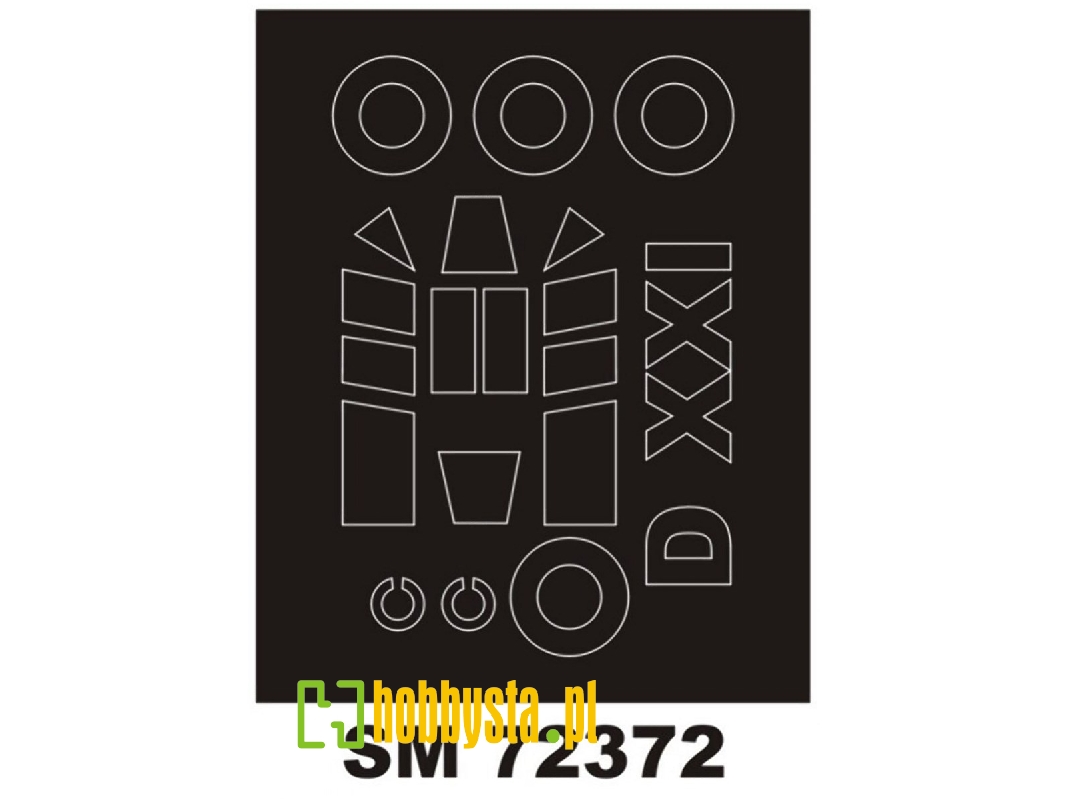 Fokker D.Xxi - Mini Paint Mask Set (For Special Hobby Kits) - image 1
