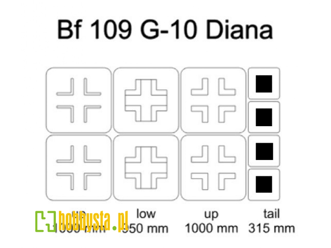 Bf 109 G-10 Diana Mask - image 1