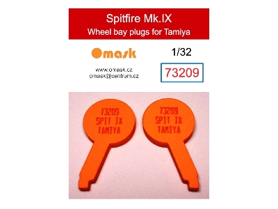 Supermarine Spitfire Mk.Ix - Wheel Bay Plugs (For Tamiya Kits) - image 1
