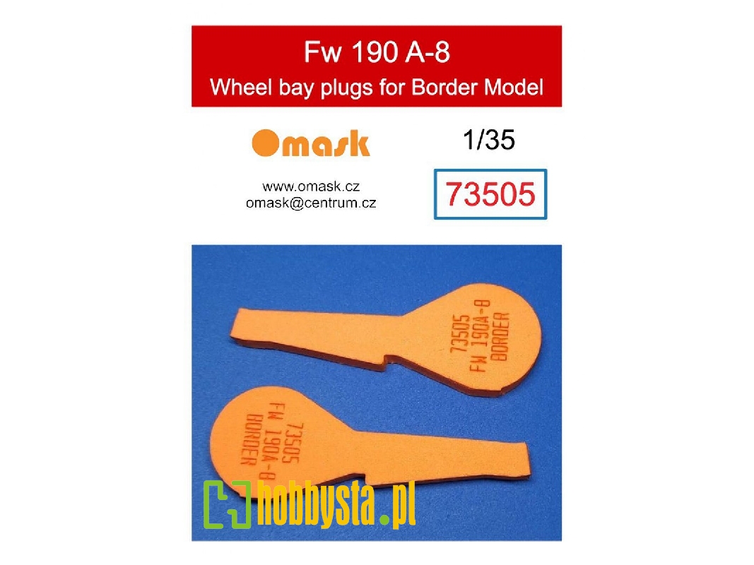 Focke Wulf Fw-190 A-8 - Wheel Bay Plugs (For Border Model Kits) - image 1