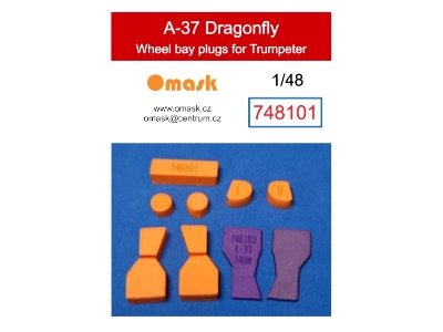 Cessna A-37 Dragonfly - Wheel Bay Plugs (For Trumpeter Kits) - image 1