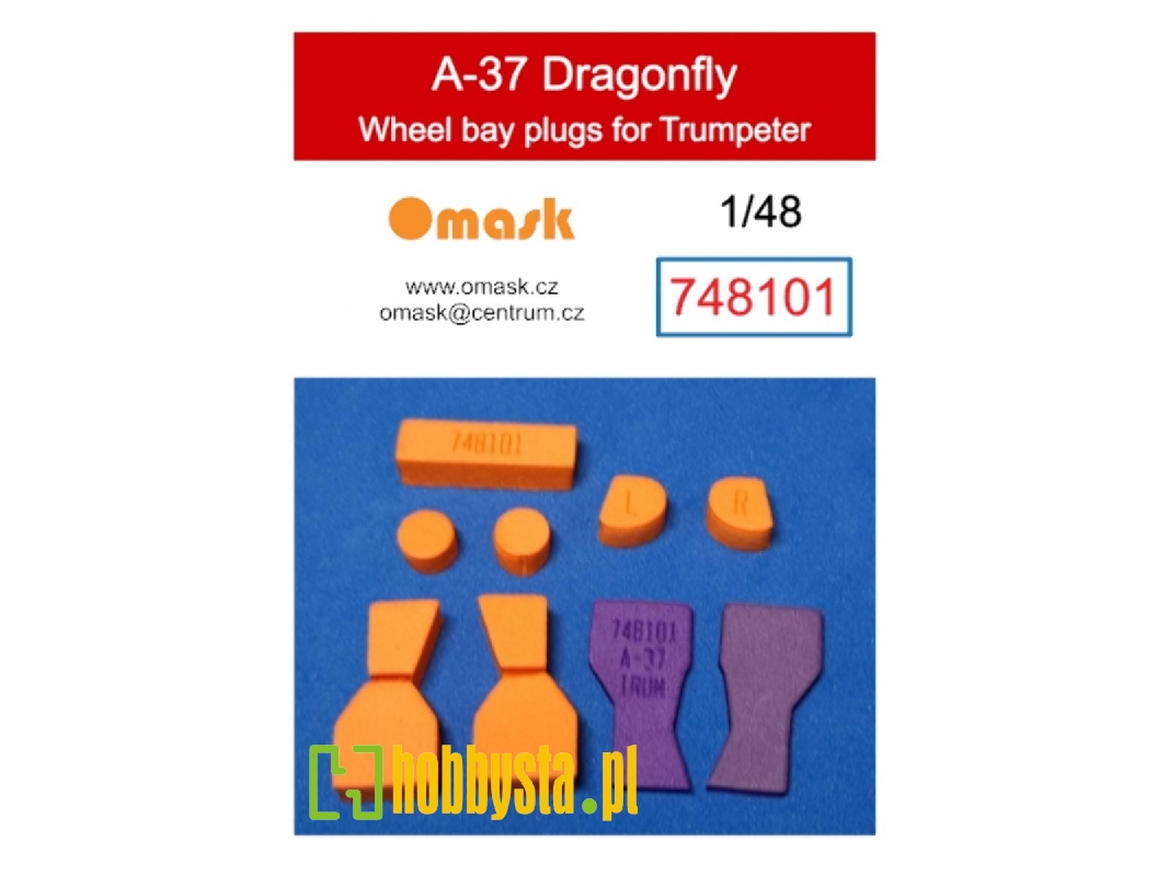 Cessna A-37 Dragonfly - Wheel Bay Plugs (For Trumpeter Kits) - image 1