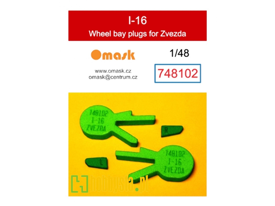 Polikarpov I-16 - Wheel Bay Plugs (For Zvezda Kits) - image 1 Polikarpov I-16 - Wheel Bay Plugs (For Zvezda Kits) - image 1