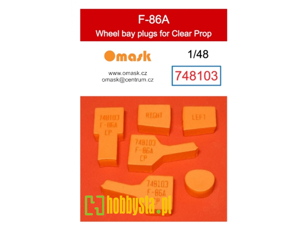 North American F-86 A - Wheel Bay Plugs (For Clear Prop Kits) - image 1 North American F-86 A - Wheel Bay Plugs (For Clear Prop Kits) - image 1