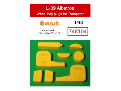 Aero L-39 Albatros - Wheel Bay Plugs (For Trumpeter Kits) - image 1
