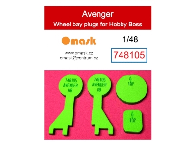 Grumman Avenger - Wheel Bay Plugs (For Hobby Boss Kits) - image 1