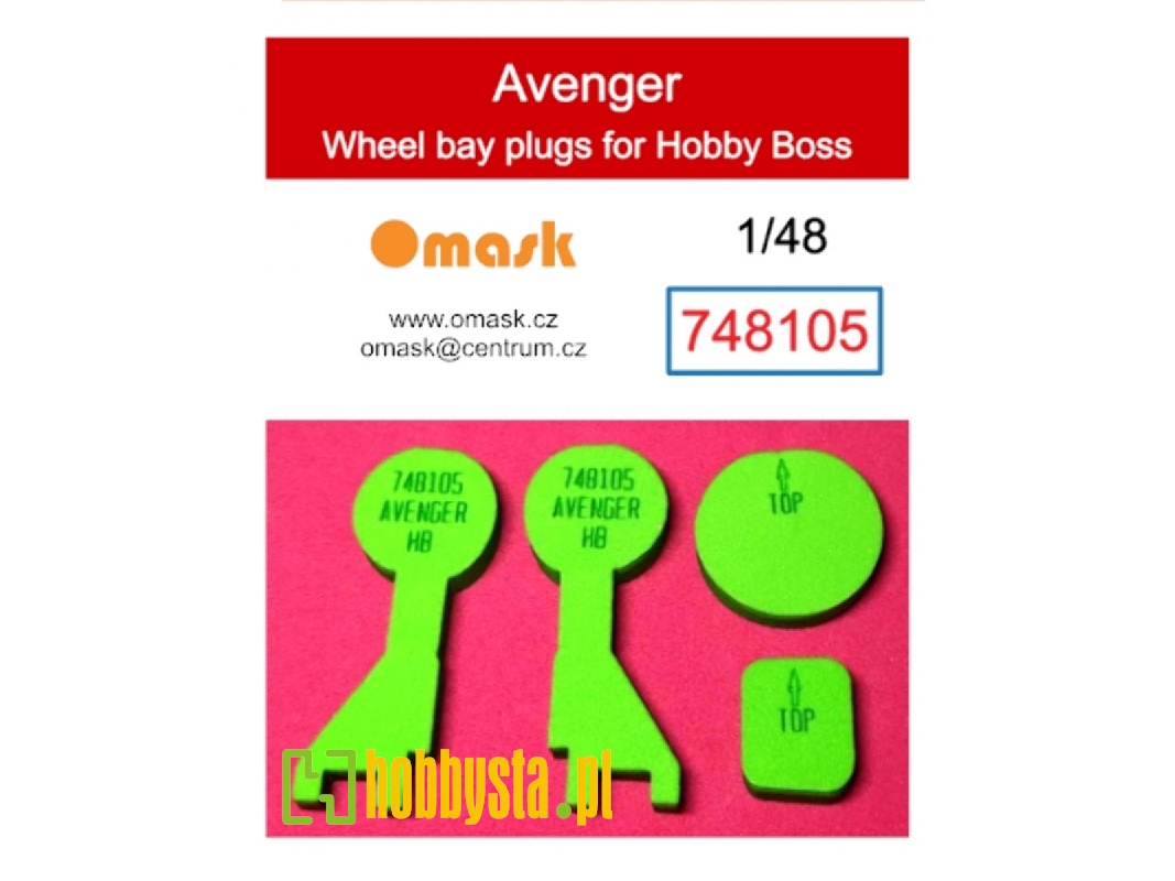 Grumman Avenger - Wheel Bay Plugs (For Hobby Boss Kits) - image 1 Grumman Avenger - Wheel Bay Plugs (For Hobby Boss Kits) - image 1