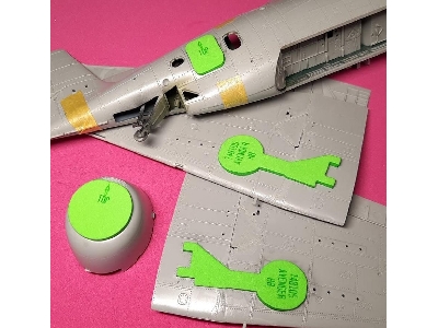 Grumman Avenger - Wheel Bay Plugs (For Hobby Boss Kits) - image 2
