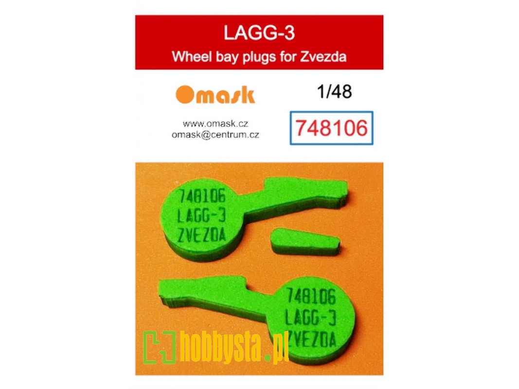 Lagg-3 - Wheel Bay Plugs (For Zvezda Kits) - image 1 Lagg-3 - Wheel Bay Plugs (For Zvezda Kits) - image 1
