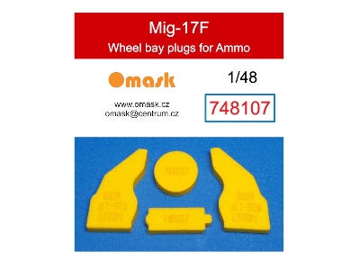 Mig-17 F - Wheel Bay Plugs (For Ammo Kits) - image 1