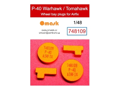 Curtiss P-40 Warhawk / Tomahawk - Wheel Bay Plugs (For Airfix Kits) - image 1