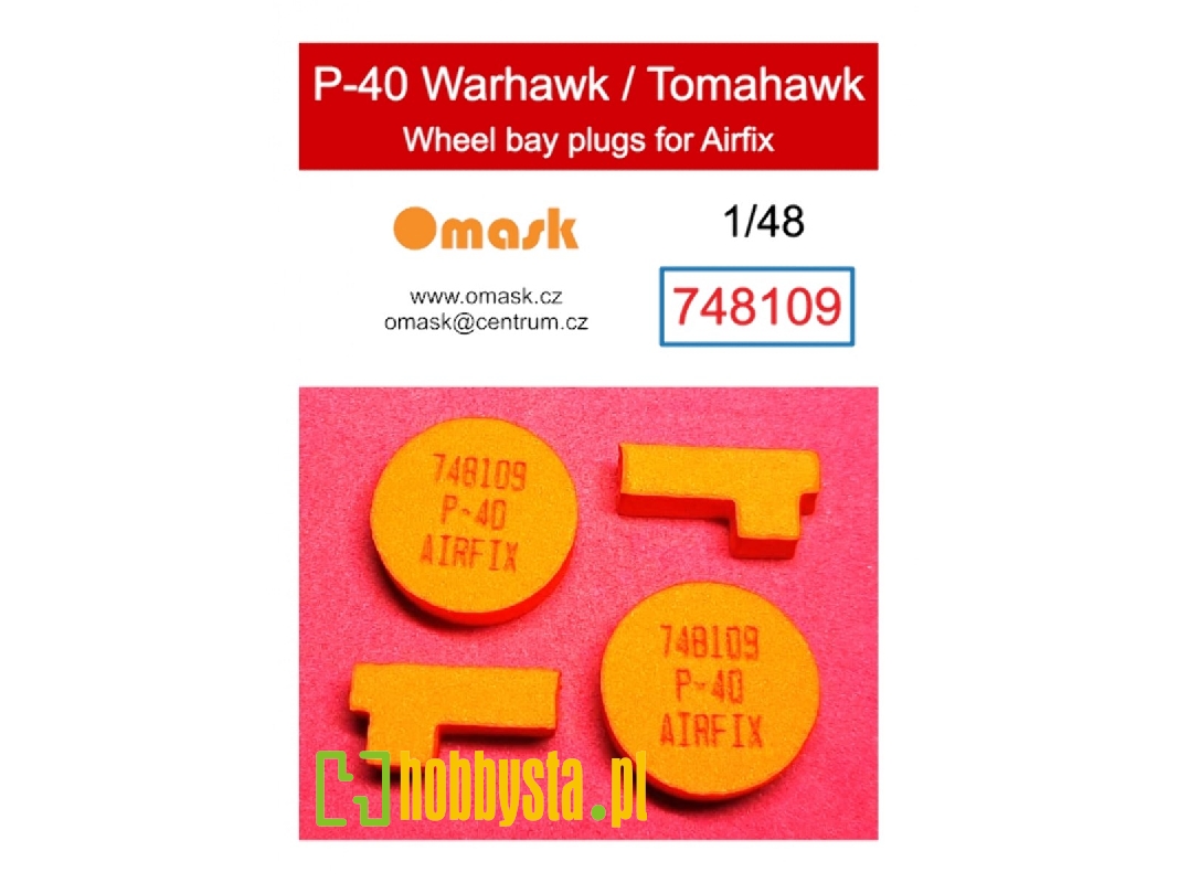 Curtiss P-40 Warhawk / Tomahawk - Wheel Bay Plugs (For Airfix Kits) - image 1
