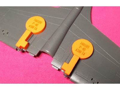 Curtiss P-40 Warhawk / Tomahawk - Wheel Bay Plugs (For Airfix Kits) - image 2