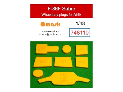 North American F-86 F Sabre - Wheel Bay Plugs (For Airfix Kits) - image 1