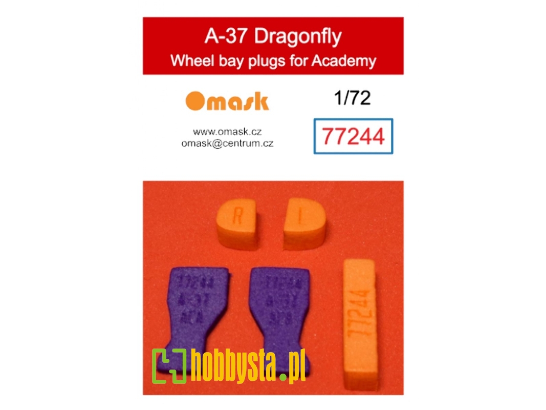 Cessna A-37 Dragonfly - Wheel Bay Plugs (For Academy Kits - image 1