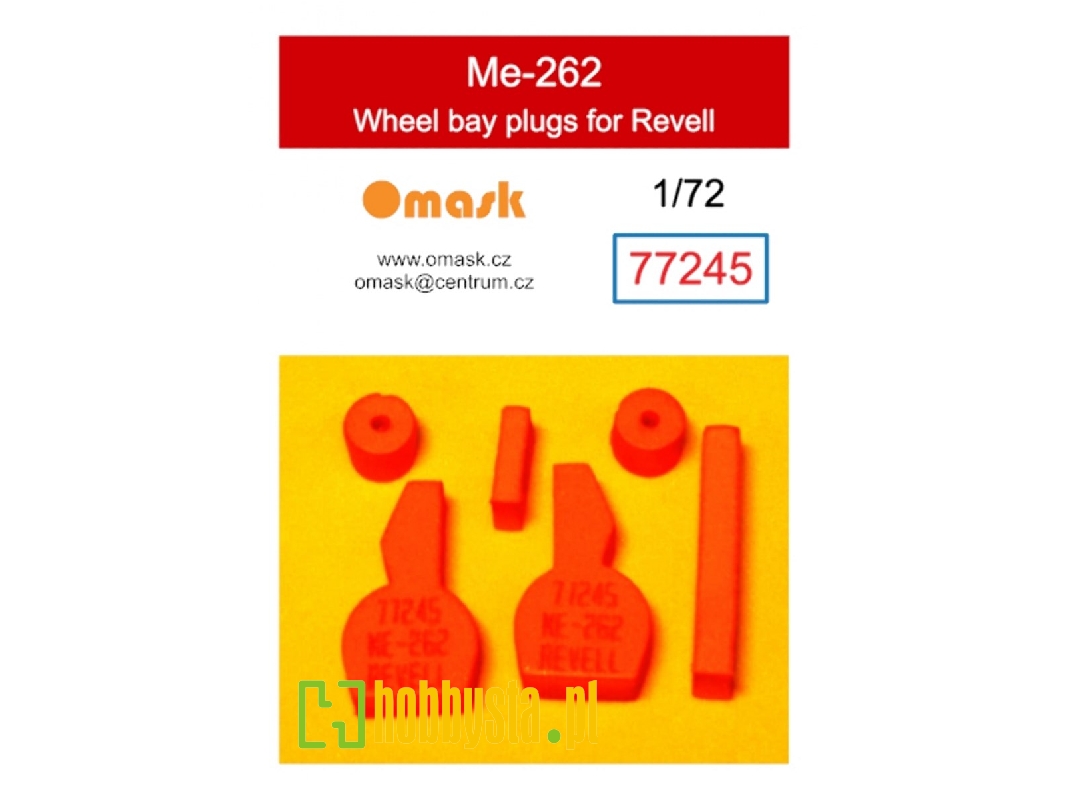 Messerschmitt Me-262 - Wheel Bay Plugs (For Revell Kits - image 1