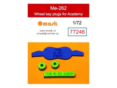 Messerschmitt Me-262 - Wheel Bay Plugs (For Academy Kits) - image 1