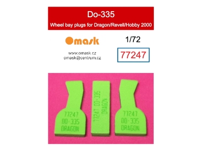 Dornier Do-335 Pfeil - Wheel Bay Plugs (For Dragon / Revell And Hobby 2000 Kits) - image 1