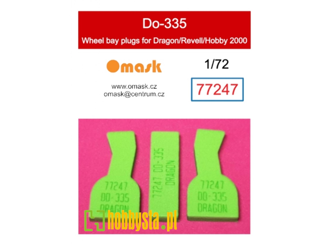 Dornier Do-335 Pfeil - Wheel Bay Plugs (For Dragon / Revell And Hobby 2000 Kits) - image 1