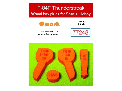 Republic F-84 F Thunderstreak - Wheel Bay Plugs (For Special Hobby Kits)) - image 1