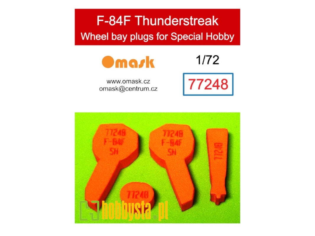 Republic F-84 F Thunderstreak - Wheel Bay Plugs (For Special Hobby Kits)) - image 1 Republic F-84 F Thunderstreak - Wheel Bay Plugs (For Special Hobby Kits)) - image 1