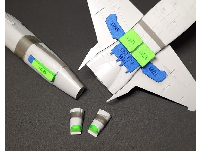 Northrop F-5 A/B - Wheel Bay Plugs (For Esci, Italeri / Revell And Wolfpack Kits) - image 2