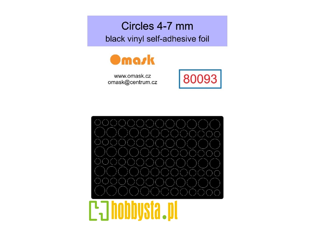 Circles 4-7 Mm (Self-adhesive Foil) - image 1 Circles 4-7 Mm (Self-adhesive Foil) - image 1