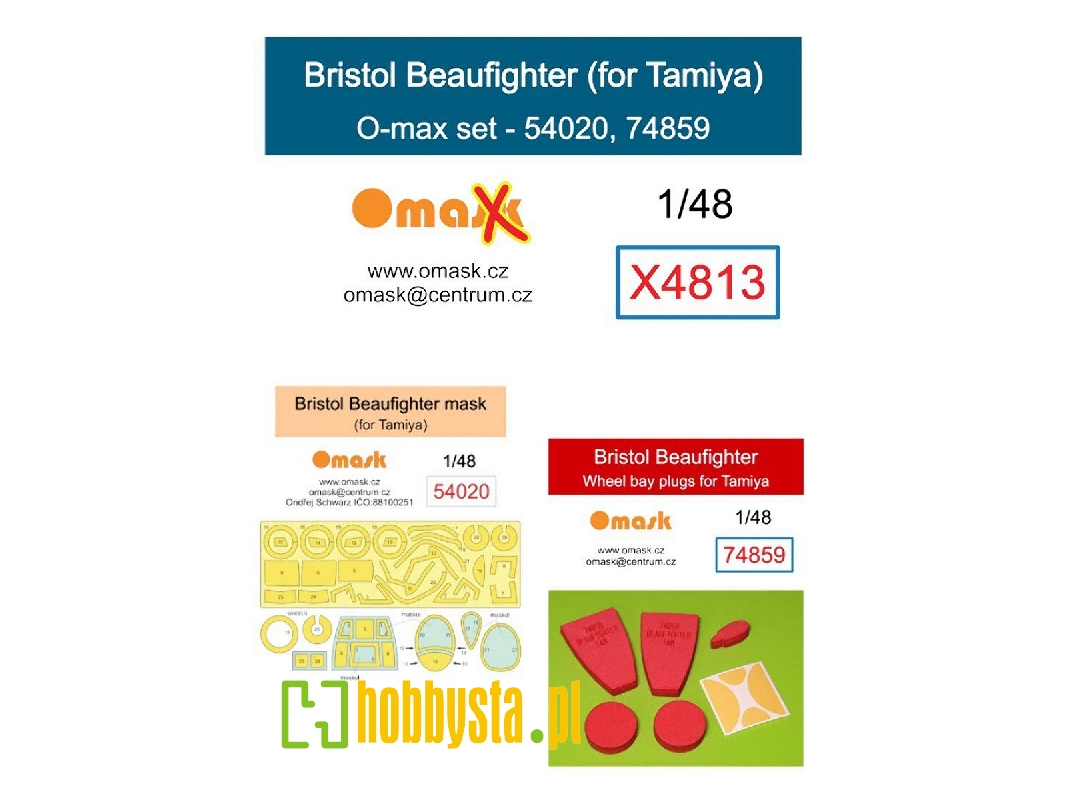 Bristol Beaufighter - O-max Set (For Tamiya Kits) - image 1 Bristol Beaufighter - O-max Set (For Tamiya Kits) - image 1