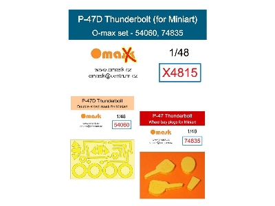 Republic P-47 D Thunderbolt - O-max Set (For Miniart Kits) - image 1