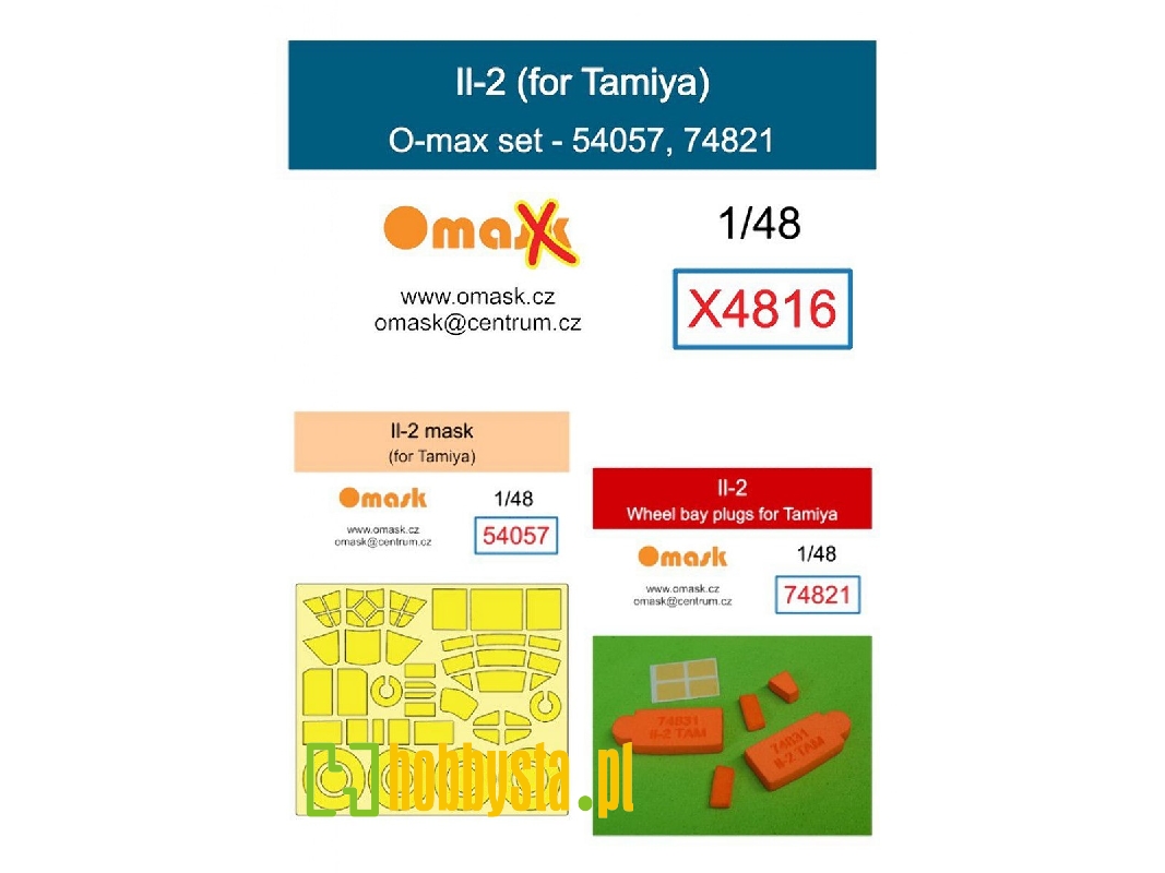 Ilyuschin Il-2 - O-max Set (For Tamiya Kits) - image 1 Ilyuschin Il-2 - O-max Set (For Tamiya Kits) - image 1