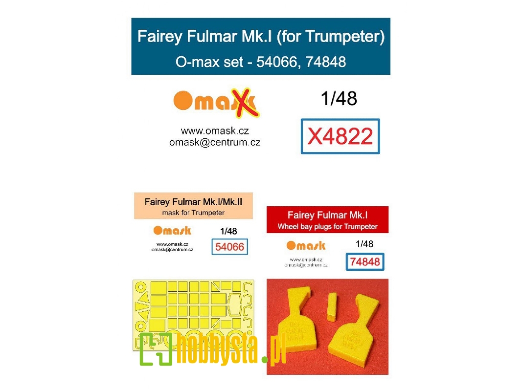 Fairey Fulmar Mk.I - O-max Set (For Trumpeter Kits) - image 1 Fairey Fulmar Mk.I - O-max Set (For Trumpeter Kits) - image 1
