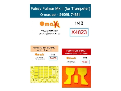 Fairey Fulmar Mk.Ii - O-max Set (For Trumpeter Kits) - image 1