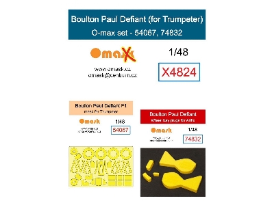 Boulton Paul Defiant - O-max Set (For Trumpeter / Airfix Kits) - image 1
