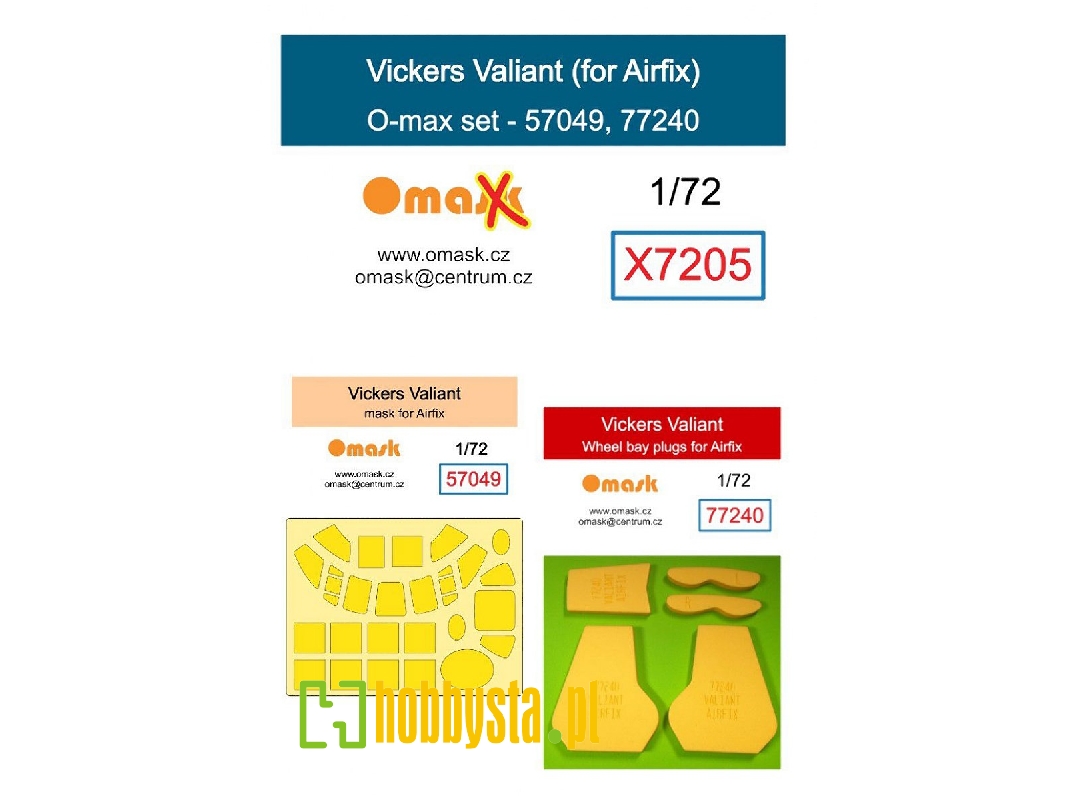 Vickers Valiant - O-max Set (For Airfix Kits) - image 1 Vickers Valiant - O-max Set (For Airfix Kits) - image 1