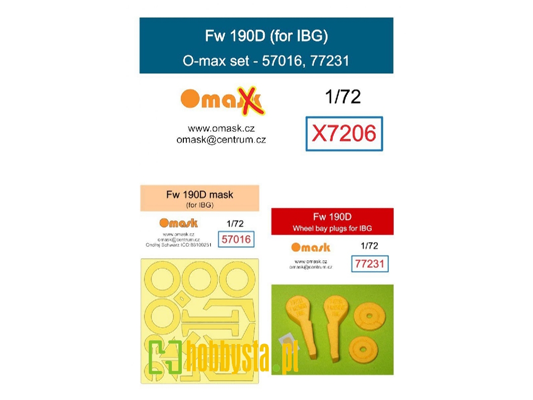 Focke Wulf Fw-190 D - O-max Set (For Ibg Kits) - image 1