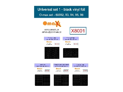 Universal Set 1 - Black Vinyl Foil - image 1