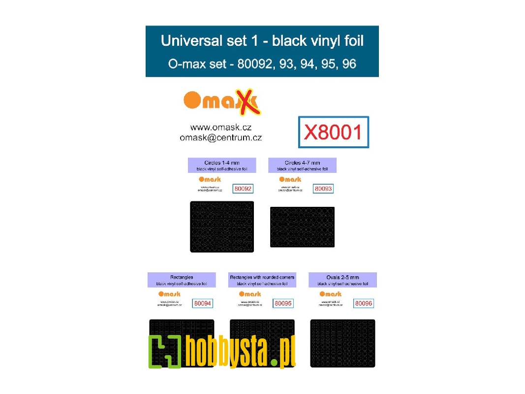 Universal Set 1 - Black Vinyl Foil - image 1