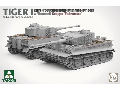 Tiger I Sd.Kfz.181 Pz.Kpfw.Vi Ausf.E - Early + 1/16 Michael Wittmann figure - image 3
