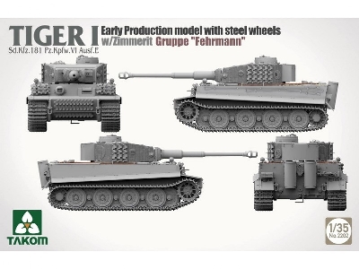 Tiger I Sd.Kfz.181 Pz.Kpfw.Vi Ausf.E - Early + 1/16 Michael Wittmann figure - image 4