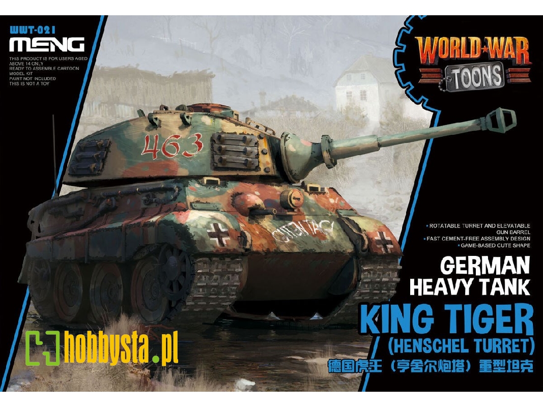 World War Toons German Heavy Tank King Tiger (Henschel Turret) - image 1 World War Toons German Heavy Tank King Tiger (Henschel Turret) - image 1