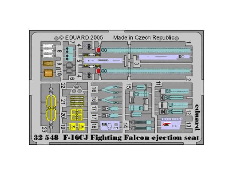 F-16CJ ejection seat 1/32 - Academy Minicraft - image 1