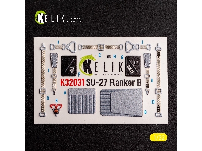 Su-27 - Interior 3d Decals For Trumpeter Kit - image 3